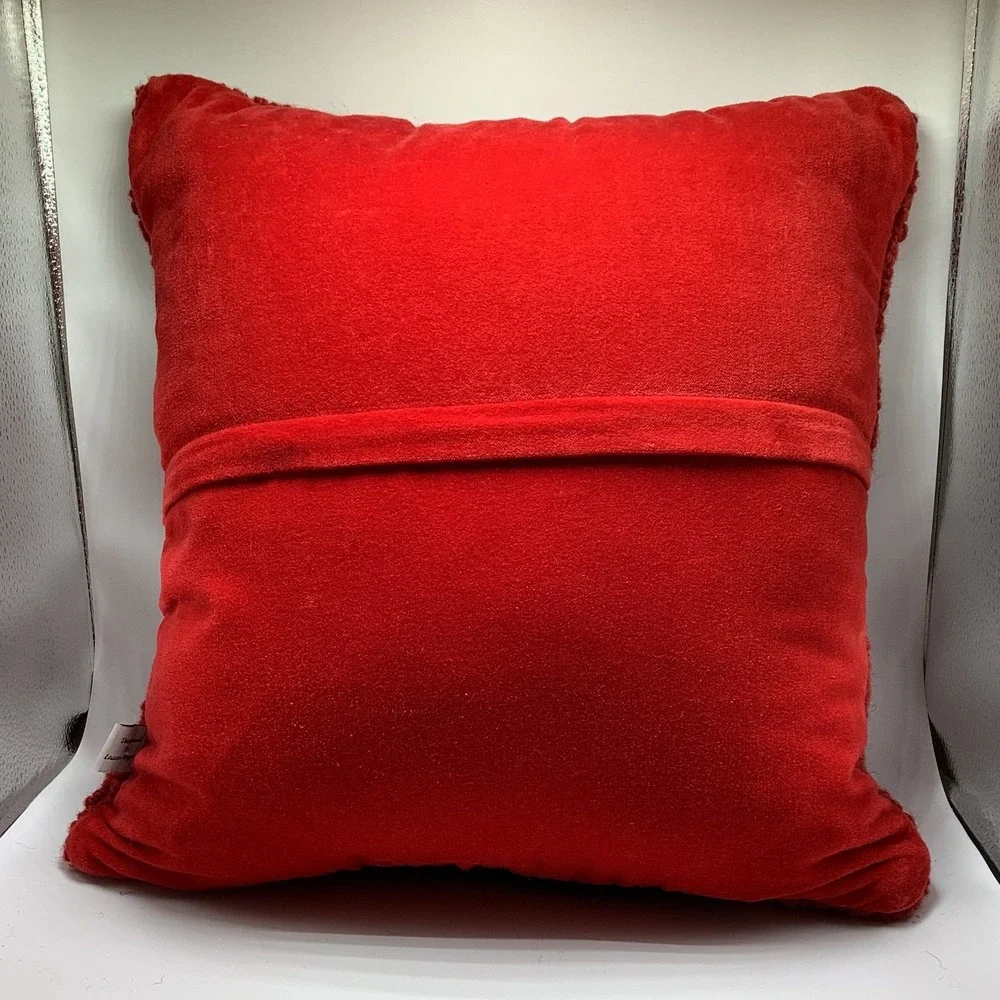 Chandler 4 Corners Laura Megroy Black Lab‎ Hooked Wool Throw Pillow 17x17
